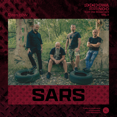 grafika promująca koncert Sars